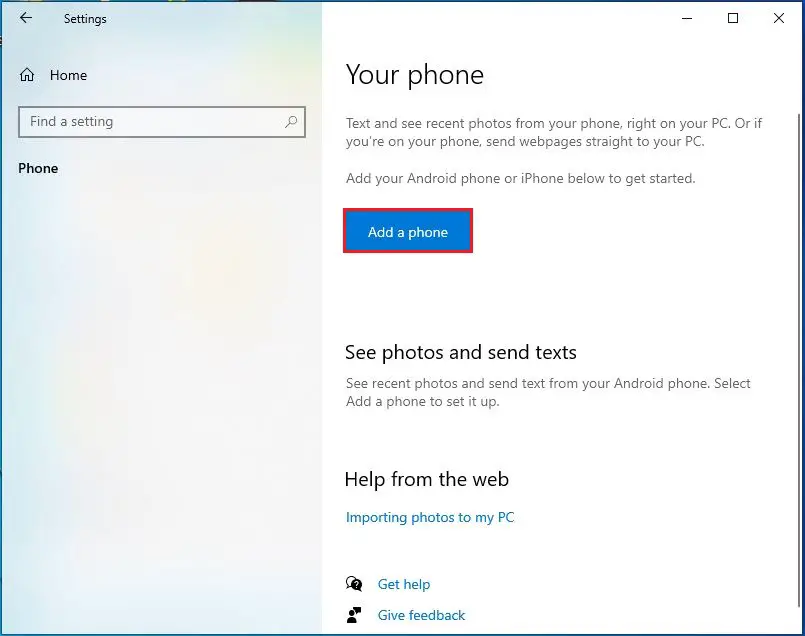 Connect Android to Windows 10, How to Connect Android to Windows 10 using Your Phone Companion