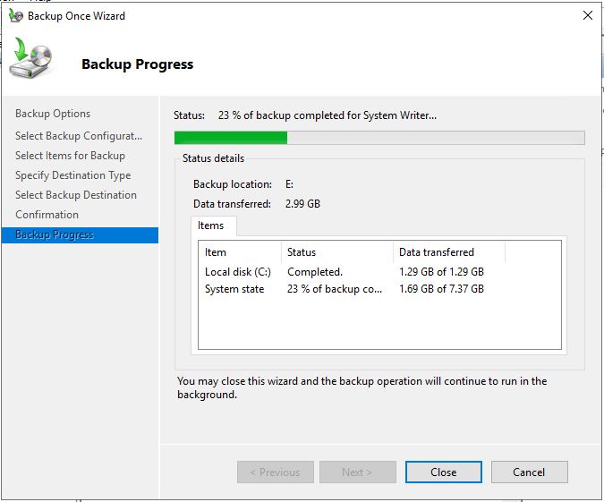 Backup Restore Reset Windows Server 2019, How to Backup Restore Reset Windows Server 2019