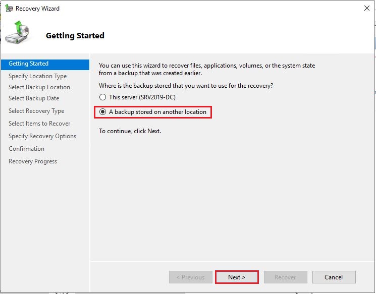 Backup Restore Reset Windows Server 2019, How to Backup Restore Reset Windows Server 2019