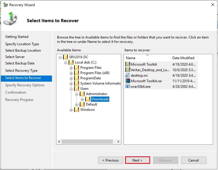 Backup Restore Reset Windows Server 2019, How to Backup Restore Reset Windows Server 2019