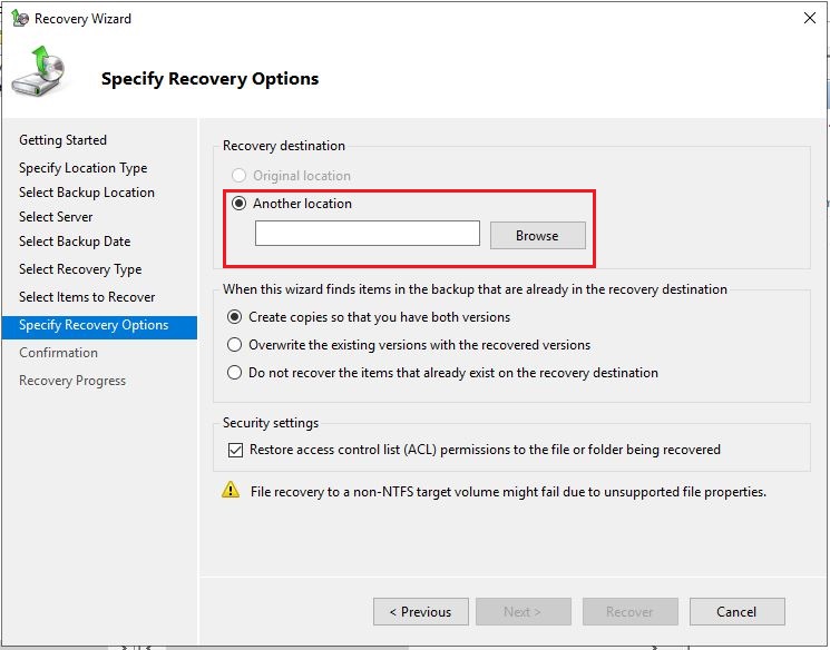 Backup Restore Reset Windows Server 2019, How to Backup Restore Reset Windows Server 2019