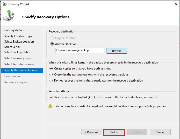 Backup Restore Reset Windows Server 2019, How to Backup Restore Reset Windows Server 2019