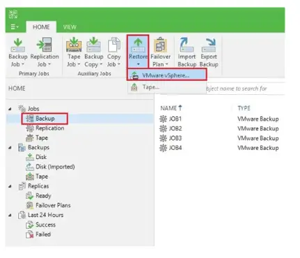 Veeam backup and replication