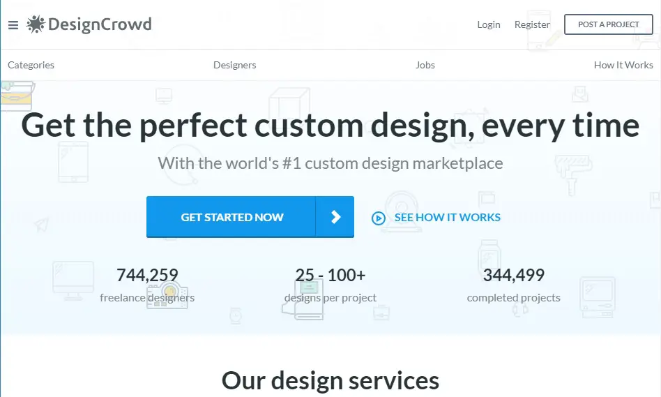 designcrowd freelance jobs