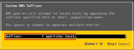 esxi dns suffixes