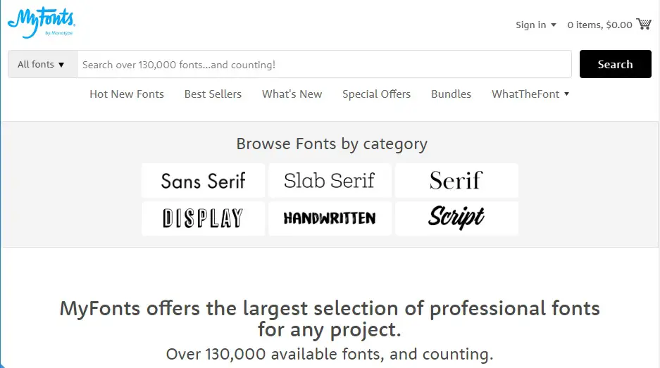 Myfonts