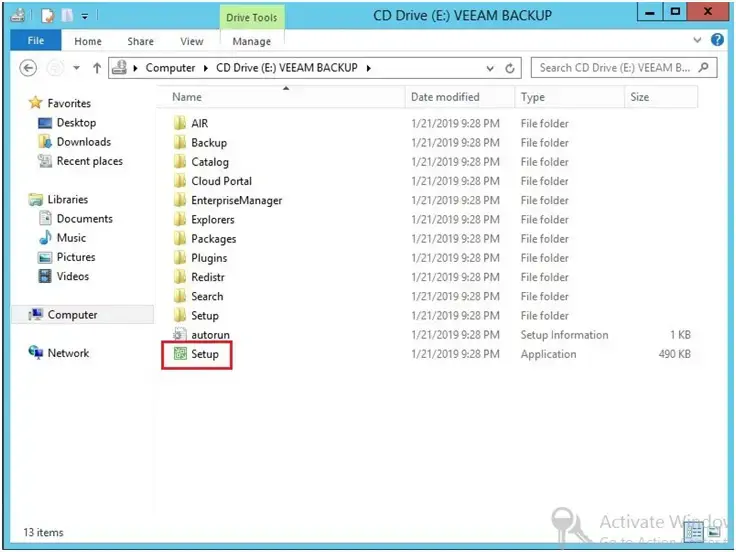 veeam backup & replication setup