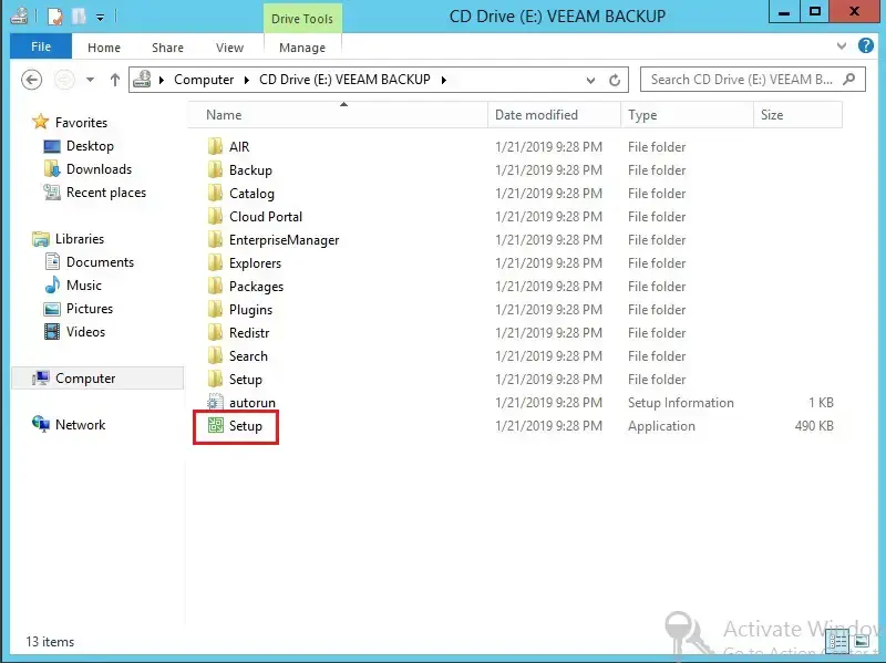 veeam backup & replication setup