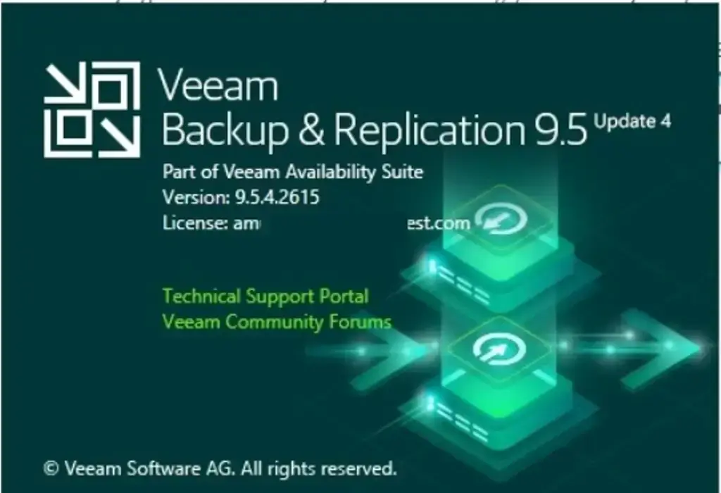 veeam upgrade version 9.5