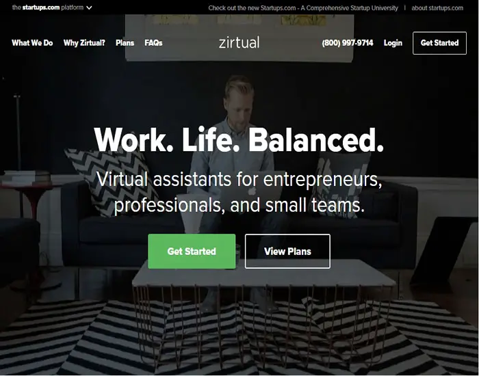 zirtual freelance jobs site