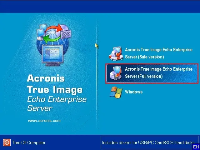 acronis true image echo enterprise 9