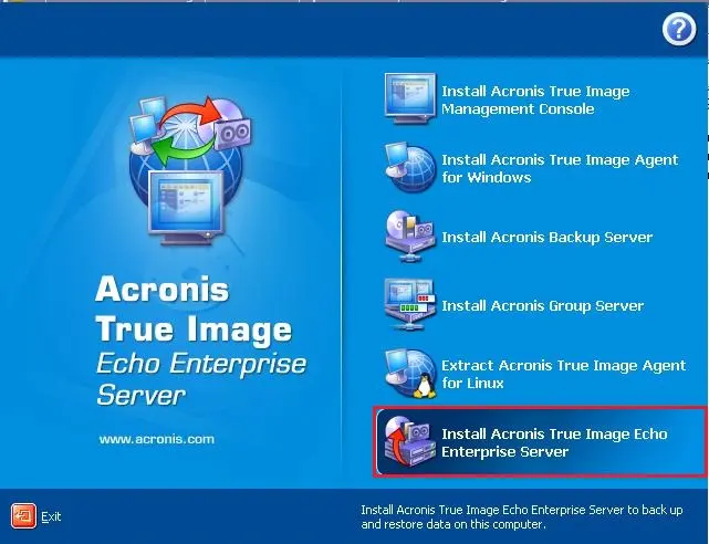 acronis true image enterprise server  9