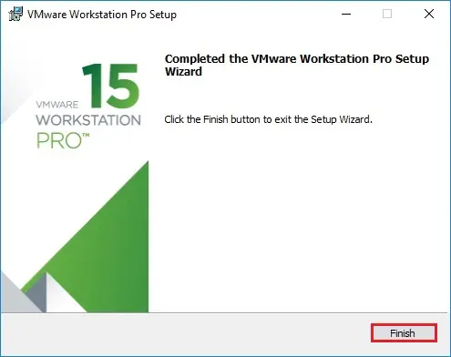 complete vmware workstation setup