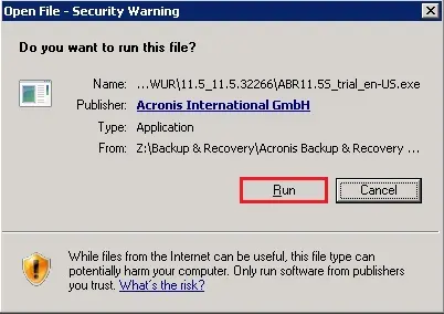 open file security warnings