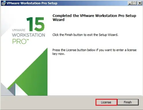 vmware workstation license