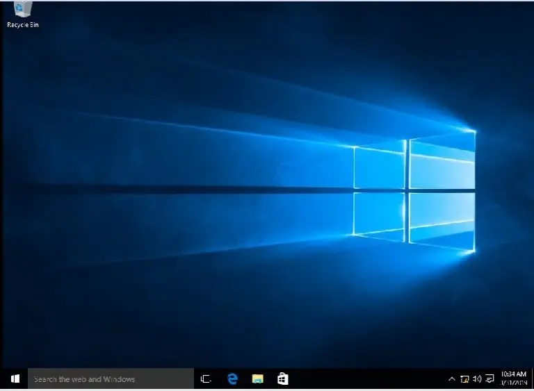 windows 10 desktop