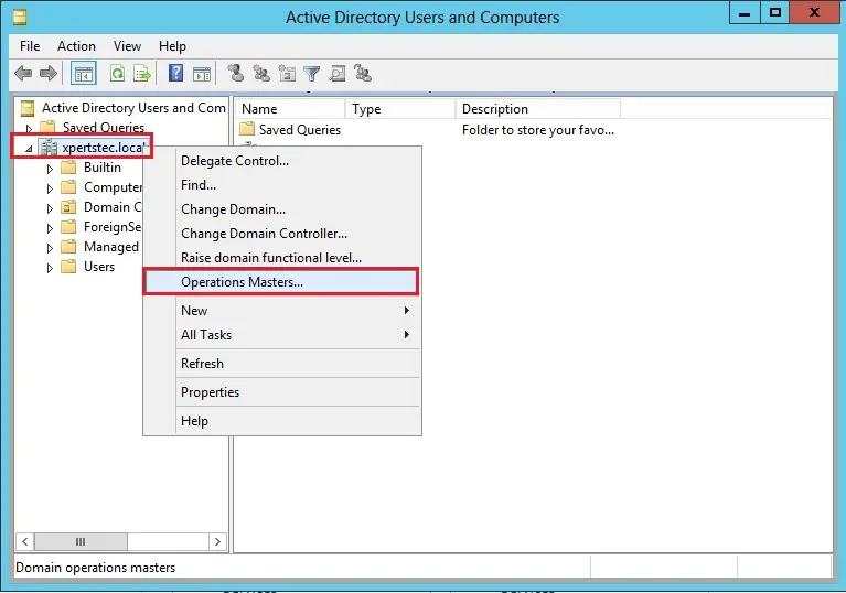 active directory 2012 operational masters