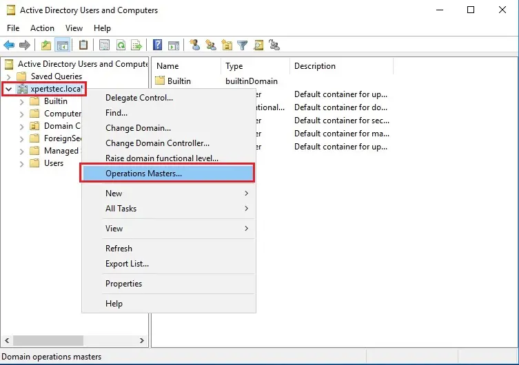 active directory 2016 operational master