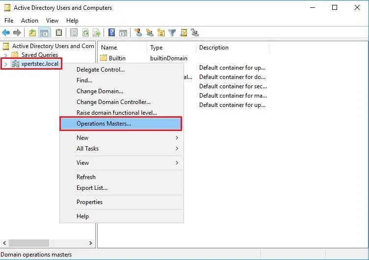 active directory 2016 operations master