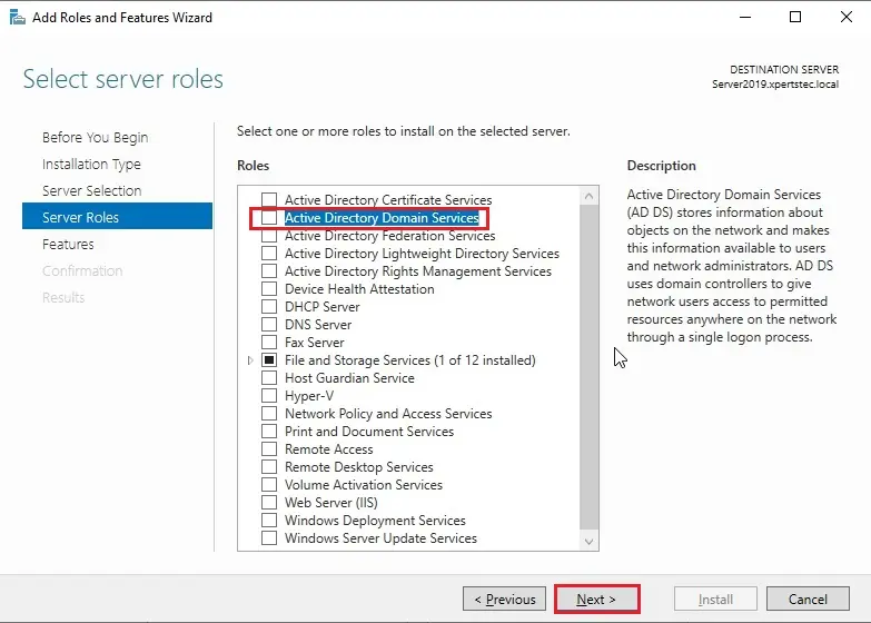 active directory domain services