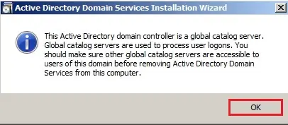 active directory installation wizard