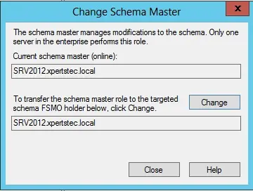 change directory change schema