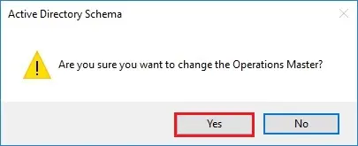 change directory change schema master