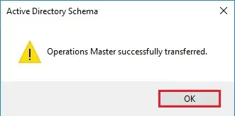 change directory schema master