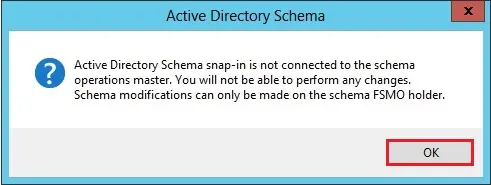 change directory schema snap in