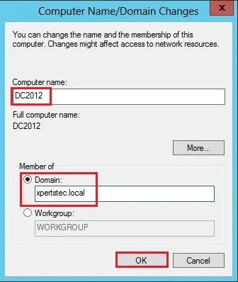 computer domain name server 2012