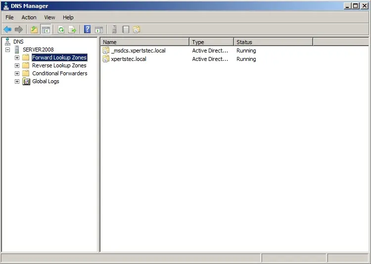 dns manager server 2008