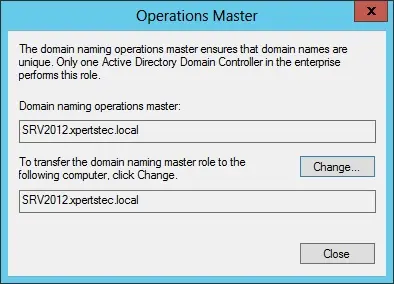 domains and trusts role transferred 