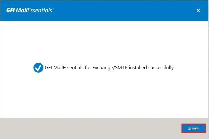 gfi mailessentials installed