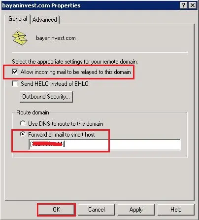 iis manager smtp domains properties