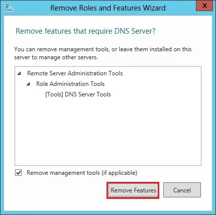 remove features that required