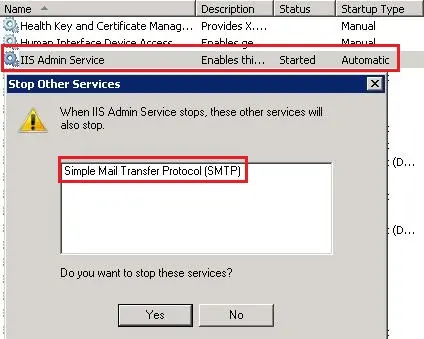 server 2008 smtp service local