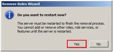 server 2008 uninstalling domain