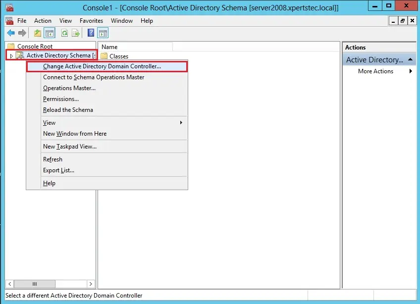 server 2012 console root