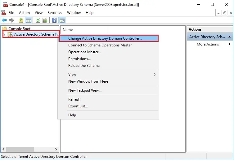 server 2016 console root 