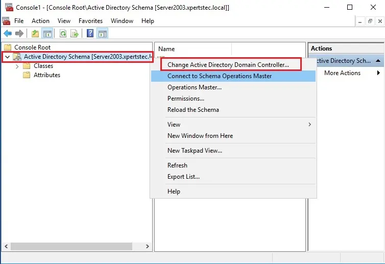 server 2016 console root