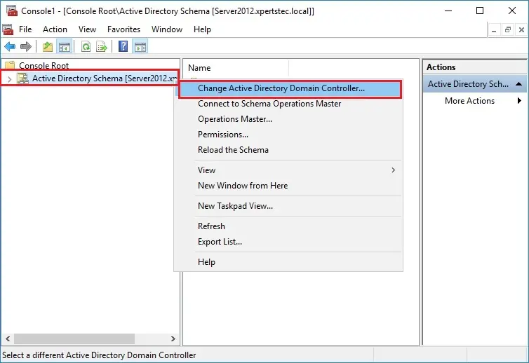 server 2016 console root