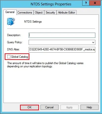 server 2016 global catalog