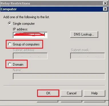 smtp relay server 2008