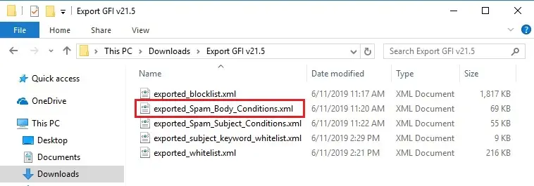 windows explorer GFI backup