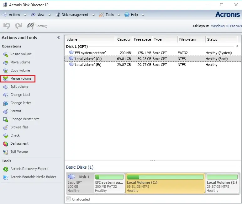 acronis disk director