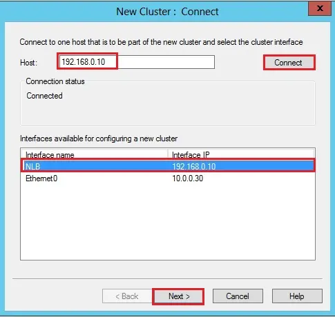 creating network load balancing