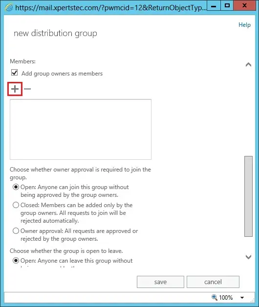 distribution group in exchange 2013