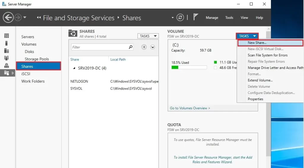 file and storage sevices