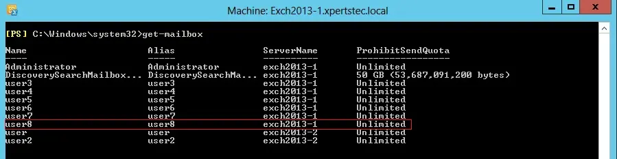 get mailbox powershell command