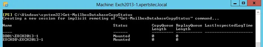 get mailboxdatabasecopystatus command